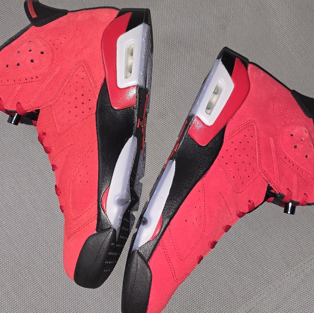 Jordan Red and Black Sneakers with Premium Comfort
